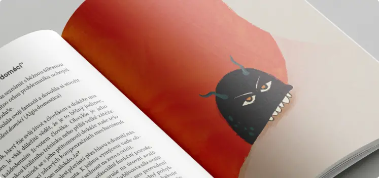 Ukázka z knihy Sám sobě terapeutem – obrázek bolesti domácí